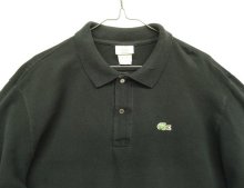 他の写真1: 90'S CHEMISE LACOSTE 長袖 ポロシャツ ブラック フランス製 (VINTAGE)