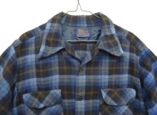 他の写真1: 70'S PENDLETON "BOARD SHIRT" ウール オープンカラーシャツ チェック柄 USA製 (VINTAGE)