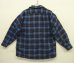 画像4: 70'S PENDLETON "BOARD SHIRT" ウール オープンカラーシャツ チェック柄 USA製 (VINTAGE) (4)