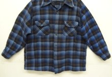 他の写真3: 70'S PENDLETON "BOARD SHIRT" ウール オープンカラーシャツ チェック柄 USA製 (VINTAGE)