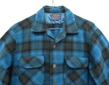 他の写真1: 60'S PENDLETON "BOARD SHIRT" ウール オープンカラーシャツ オンブレチェック USA製 (VINTAGE)