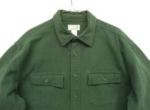 他の写真1: 00'S LL Bean シャモアクロス 長袖 シャツ ダークグリーン (VINTAGE)