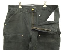 他の写真1: 00'S CARHARTT ダック ダブルニーペインターパンツ ブラック W36L30 (VINTAGE)