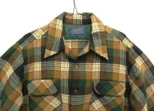 他の写真1: 70'S PENDLETON "BOARD SHIRT" ウール オープンカラーシャツ チェック柄 USA製 (VINTAGE)