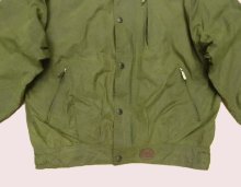 他の写真3: 90'S BARBOUR 3クレスト 旧タグ "WAX COTTON BLOUSON" 襟レザー ショート丈 オイルドジャケット オリーブ イングランド製 (VINTAGE)