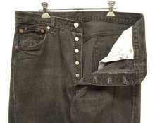 他の写真1: 90'S LEVIS 501 デニム ブラック USA製 W36L30 (VINTAGE)