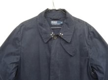 他の写真1: 90'S RALPH LAUREN チンスト付き コットン ハーフコート ネイビー (VINTAGE)