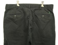 他の写真3: 90'S RALPH LAUREN "ETAHN PANT" ツープリーツ チノパンツ W36L30 ブラック (VINTAGE)