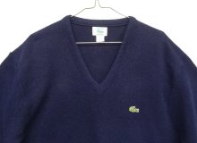 他の写真1: 80'S IZOD LACOSTE アクリル Vネック ニット ネイビー USA製 (VINTAGE)