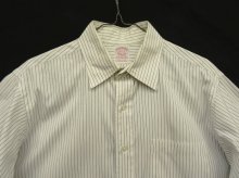 他の写真1: 80'S BROOKS BROTHERS "MAKERS" オックスフォード ワイドカラーシャツ ストライプ USA製 (VINTAGE)