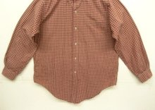 他の写真3: 70'S BROOKS BROTHERS "MAKERS" 6ボタン ポプリン BDシャツ チェック柄 USA製 (VINTAGE)