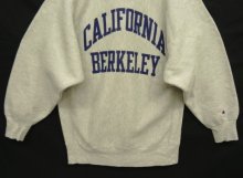 他の写真3: 90'S CHAMPION "CALIFORNIA BERKELEY" 刺繍タグ リバースウィーブ グレー USA製 (VINTAGE)