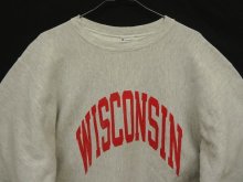 他の写真1: 90'S CHAMPION "WISCONSIN" 刺繍タグ リバースウィーブ グレー USA製 (VINTAGE)