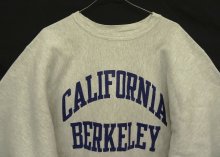 他の写真1: 90'S CHAMPION "CALIFORNIA BERKELEY" 刺繍タグ リバースウィーブ グレー USA製 (VINTAGE)