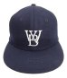 画像2: WOODBLOCK "CLASSIC WB LOGO WOOL CAP" NAVY (VINTAGE) (2)