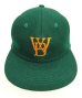 画像2: WOODBLOCK "CLASSIC WB LOGO WOOL CAP" GREEN (VINTAGE) (2)