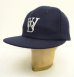 画像1: WOODBLOCK "CLASSIC WB LOGO WOOL CAP" NAVY (VINTAGE) (1)