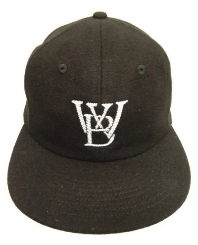 画像2: WOODBLOCK "CLASSIC WB LOGO WOOL CAP" BLACK (VINTAGE)