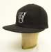 画像1: WOODBLOCK "CLASSIC WB LOGO WOOL CAP" BLACK (VINTAGE) (1)