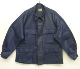 アメリカ軍 "VITIN GARMENT MFG CORP製" BDUジャケット ネイビー/ツートンカラー L-R (DEADSTOCK)