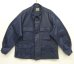 画像1: アメリカ軍 "VITIN GARMENT MFG CORP製" BDUジャケット ネイビー/ツートンカラー L-R (DEADSTOCK) (1)