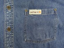 他の写真2: 00'S CARHARTT メタルボタン デニム 長袖 ワークシャツ インディゴ (VINTAGE)