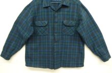 他の写真3: 60'S PENDLETON "BOARD SHIRT" ウール オープンカラーシャツ チェック柄 USA製 (VINTAGE)