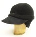 画像1: 00'S PATAGONIA "SYNCHILLA DUCKBILL CAP" フリースキャップ ブラック (VINTAGE) (1)