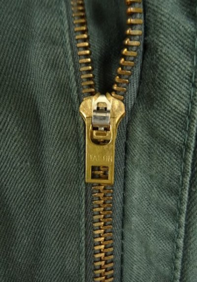 画像3: 70'S LEE "CHETOPA TWILL" ワークパンツ TALONジップ ダークグリーン USA製 (VINTAGE)