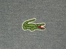 他の写真2: 80'S CHEMISE LACOSTE 長袖 ポロシャツ ブルーグレーヘザー フランス製 (VINTAGE)