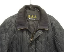 他の写真2: BARBOUR 3クレスト "CHELSEA RIB NECK" キルティングジャケット ブラック (VINTAGE)