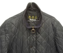 他の写真1: BARBOUR 3クレスト "CHELSEA RIB NECK" キルティングジャケット ブラック (VINTAGE)