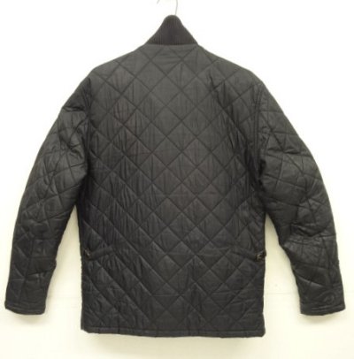 画像4: BARBOUR 3クレスト "CHELSEA RIB NECK" キルティングジャケット ブラック (VINTAGE)