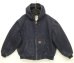 画像1: 00'S CARHARTT "ACTIVE JACKET" 裏地サーマル ダックジャケット ネイビー (VINTAGE) (1)