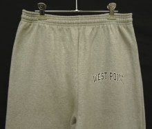 他の写真1: 90'S THE COTTON EXCHANGE "WEST POINT" ドローコード付き スウェットパンツ ヘザーグレー USA製 (VINTAGE)