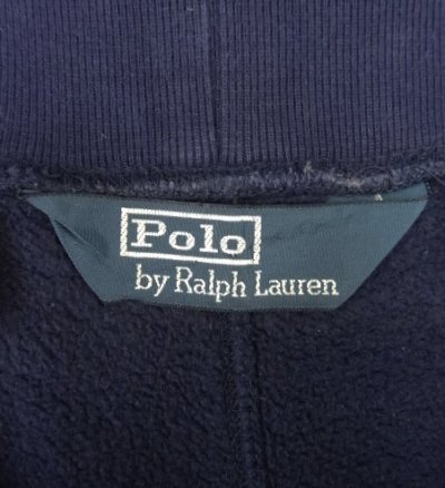 画像2: 90'S RALPH LAUREN ドローコード付き スウェットパンツ ネイビー (VINTAGE)