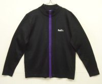 90'S FEDEX x STAN HERMAN ドライバーズニット ブラック/パープル (DEADSTOCK)