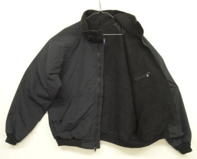 画像4: 90'S LANDS' END "SQUALL JACKET" 裏フリース ドリズラージャケット ブラック USA製 (VINTAGE)