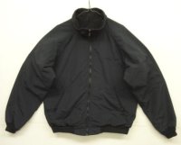 90'S LANDS' END "SQUALL JACKET" 裏フリース ドリズラージャケット ブラック USA製 (VINTAGE)