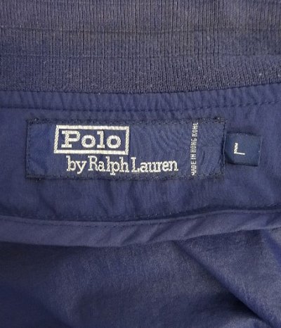 画像2: 80'S RALPH LAUREN フラップ付きポケット ドリズラージャケット ネイビー (VINTAGE)