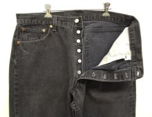 他の写真1: 00'S LEVIS 501 デニム ブラック USA製 W38L30 (VINTAGE)