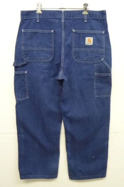 画像3: 00'S CARHARTT デニム ペインターパンツ インディゴ W34L30 (VINTAGE)