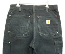 他の写真3: 00'S CARHARTT ダック ダブルニーペインターパンツ フェードブラック W32L30 USA製 (VINTAGE)