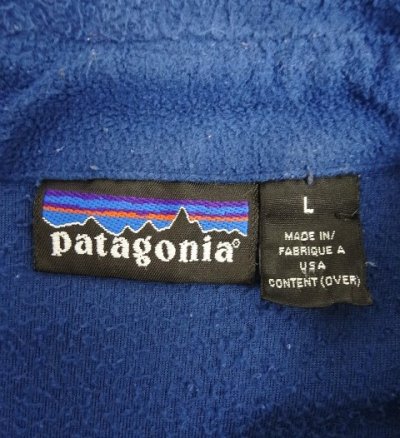 画像2: 90'S PATAGONIA スナップボタン フリースシャツ ダークブルー USA製 (VINTAGE)