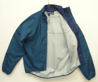 画像4: 90'S PATAGONIA "VELOCITY SHELL" リップストップナイロンジャケット ダークブルー (VINTAGE)