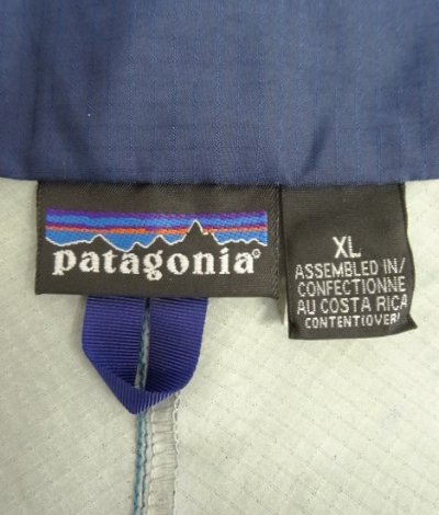 画像2: 90'S PATAGONIA "VELOCITY SHELL" リップストップナイロンジャケット ダークブルー (VINTAGE)