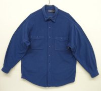 90'S PATAGONIA スナップボタン フリースシャツ ダークブルー USA製 (VINTAGE)