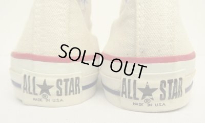 画像3: 90'S CONVERSE "ALL STAR HI" キャンバス スニーカー ホワイト USA製 (VINTAGE)