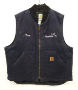 00'S CARHARTT 裏地キルティング ダックベスト ネイビー USA製 (VINTAGE)