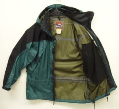 画像4: 90'S LL Bean "GORE-TEX" マウンテンガイドジャケット ダークグリーン/ブラック (VINTAGE)